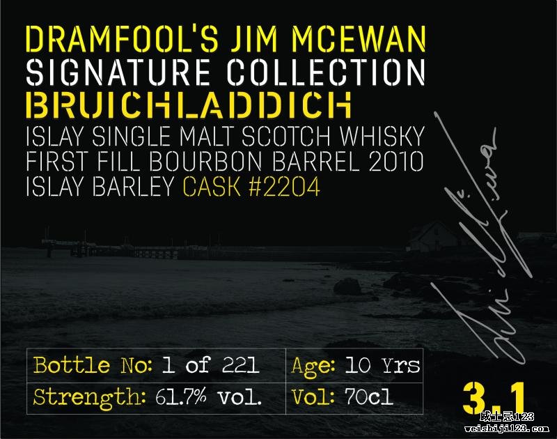 Bruichladdich 2010 Islay Barley Df