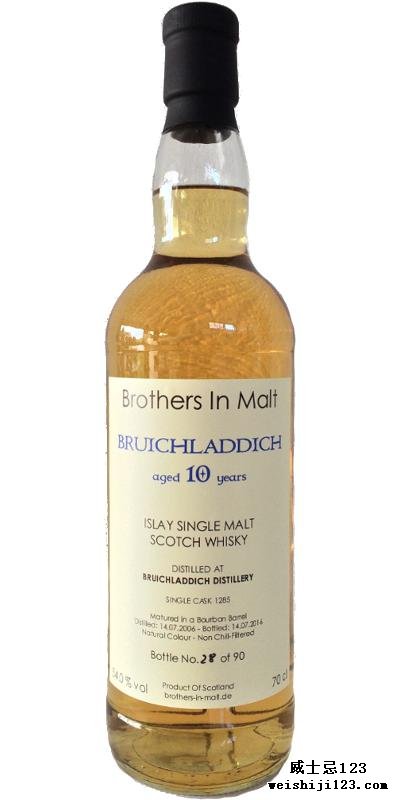 Bruichladdich 2006 BiM