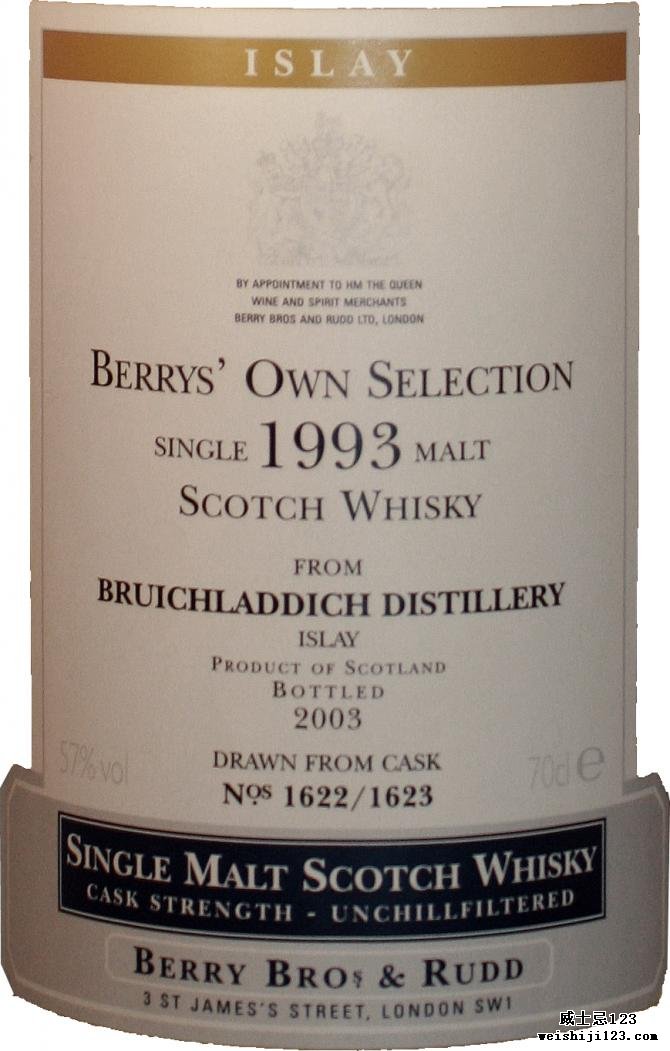 Bruichladdich 1993 BR