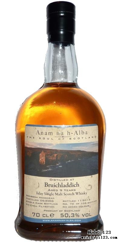 Bruichladdich 2004 ANHA