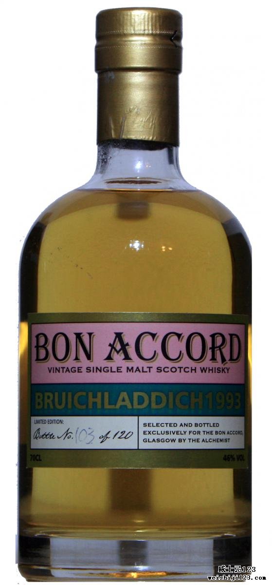 Bruichladdich 1993 - Bon Accord Al