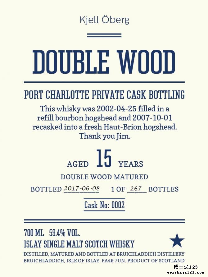 Port Charlotte 2002 - Double Wood