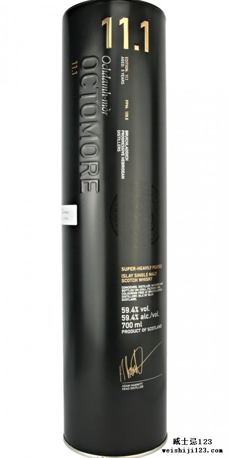 Octomore Edition 11.1 διάλογος / 139.6 PPM