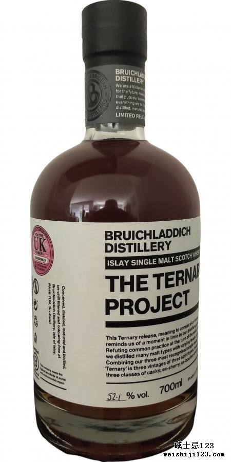 Bruichladdich The Ternary Project