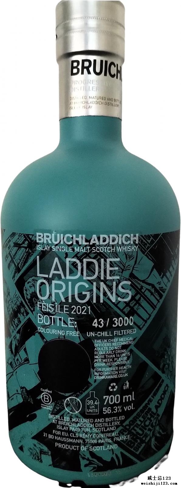 Bruichladdich Laddie Origins