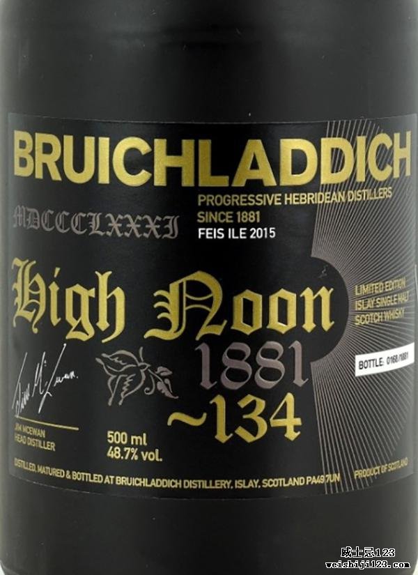 Bruichladdich High Noon