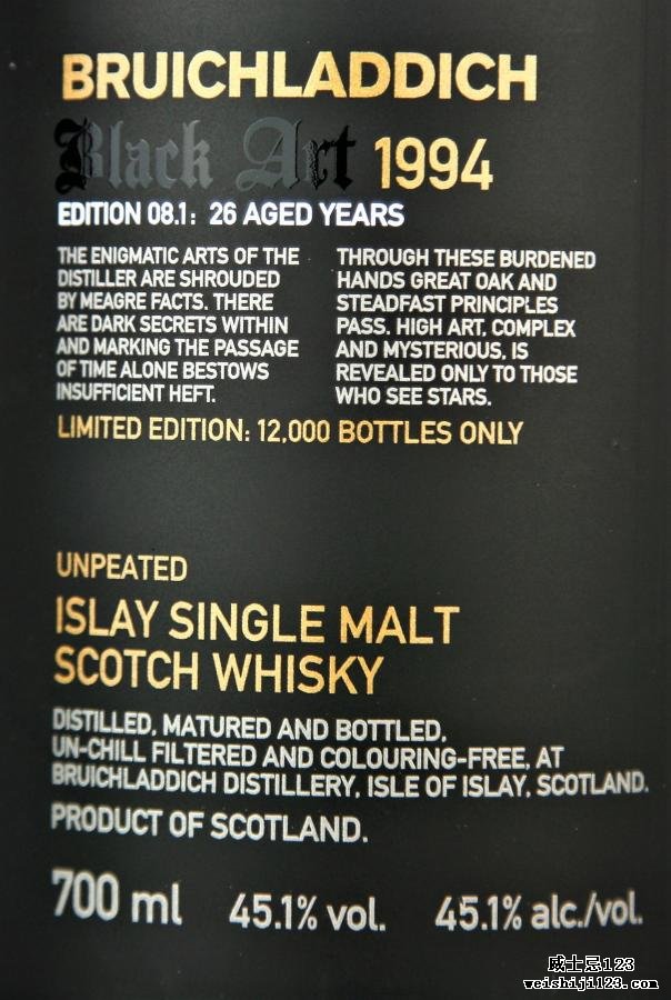 Bruichladdich Black Art 08.1