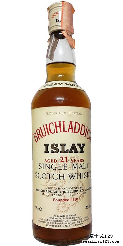 Bruichladdich 21-year-old