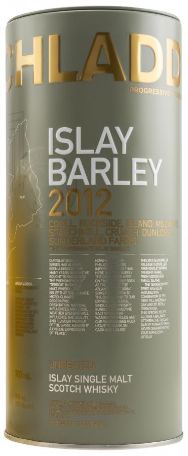 Bruichladdich 2012 Islay Barley