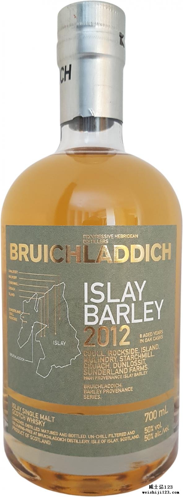 Bruichladdich 2012 Islay Barley