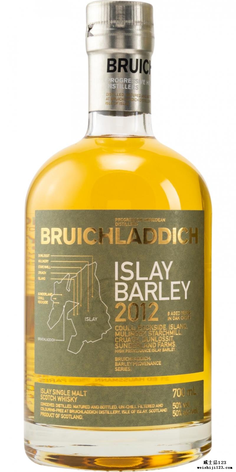 Bruichladdich 2012 Islay Barley