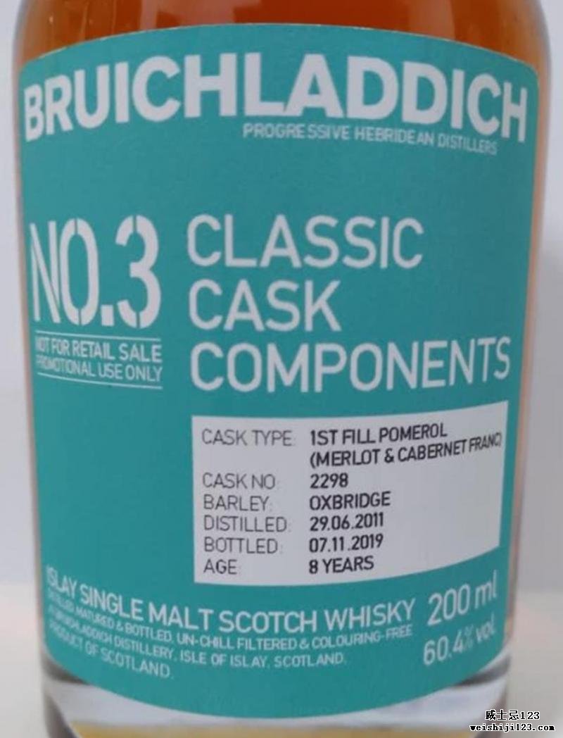 Bruichladdich 2011