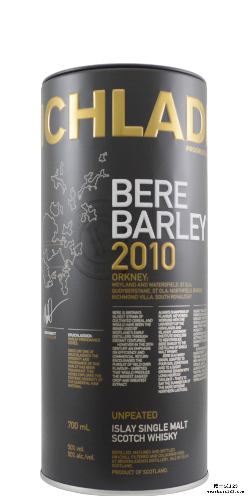 Bruichladdich 2010