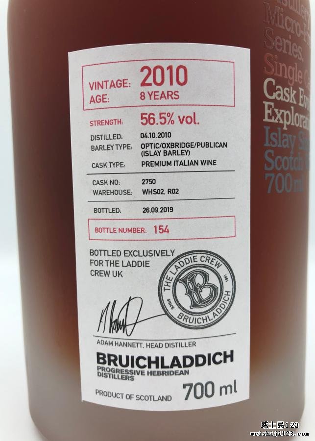 Bruichladdich 2010