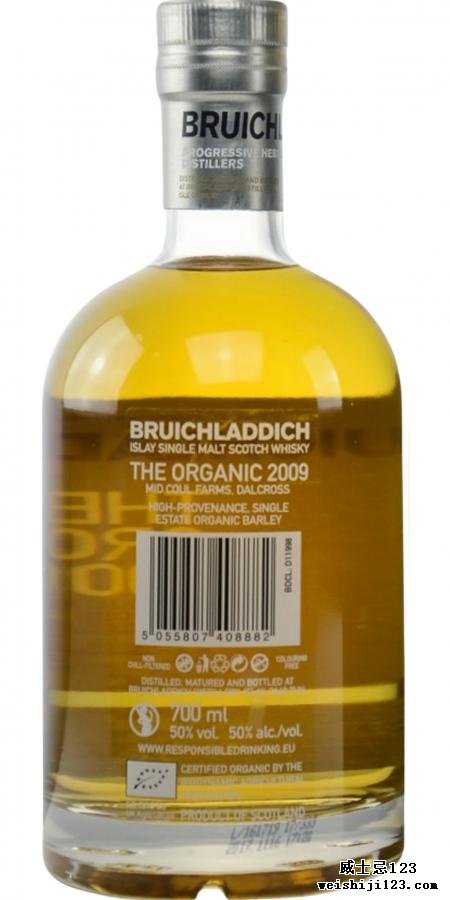 Bruichladdich 2009 - The Organic