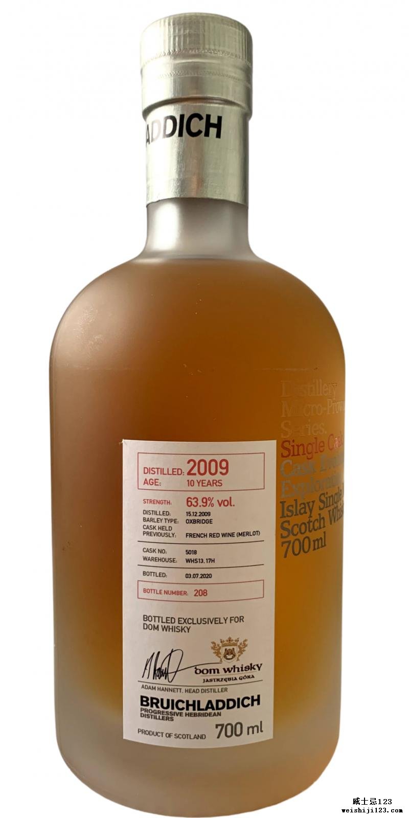 Bruichladdich 2009