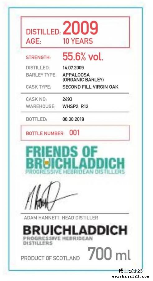 Bruichladdich 2009