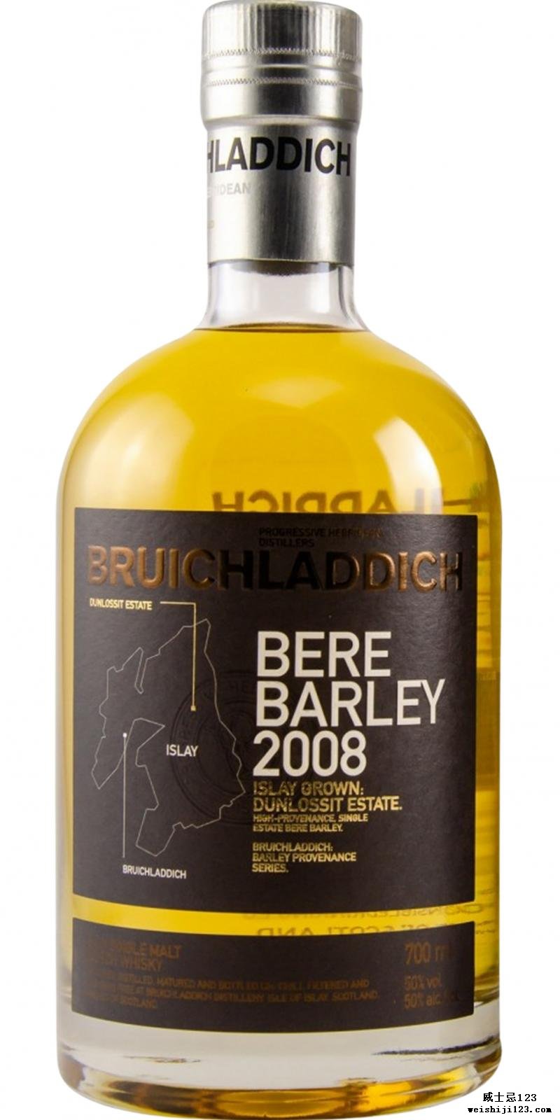 Bruichladdich 2008 - Bere Barley