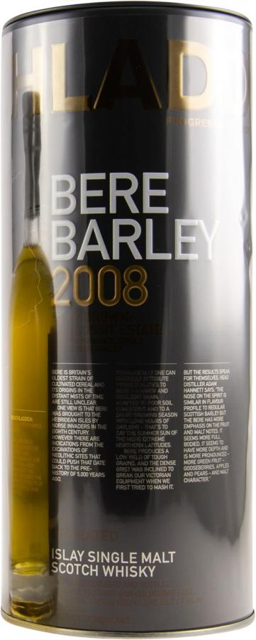 Bruichladdich 2008 - Bere Barley