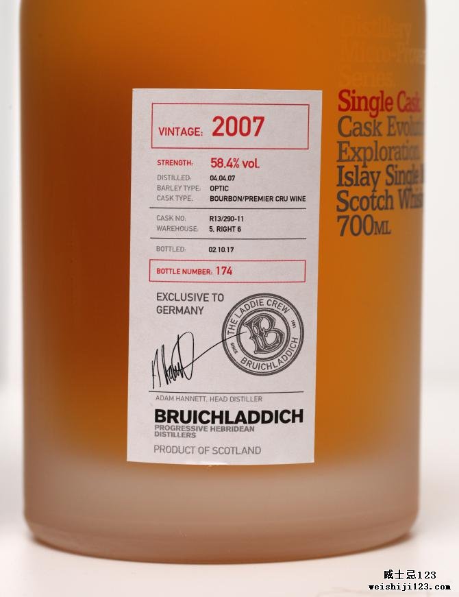 Bruichladdich 2007