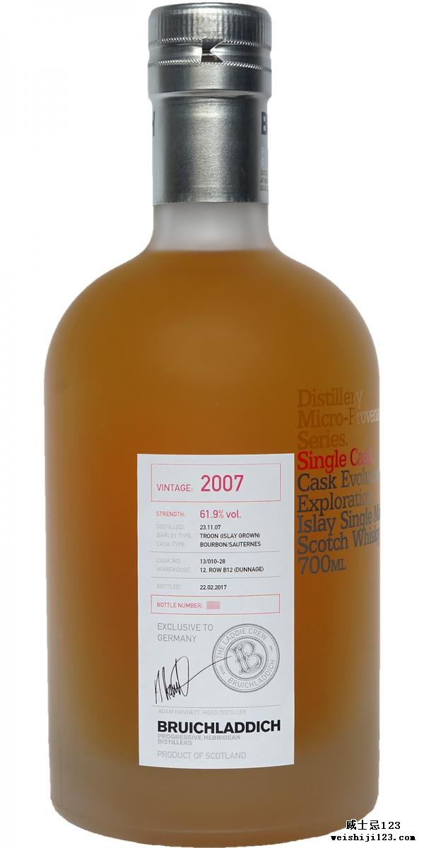 Bruichladdich 2007