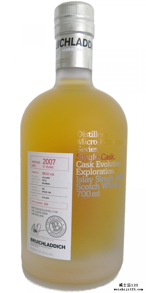 Bruichladdich 2007