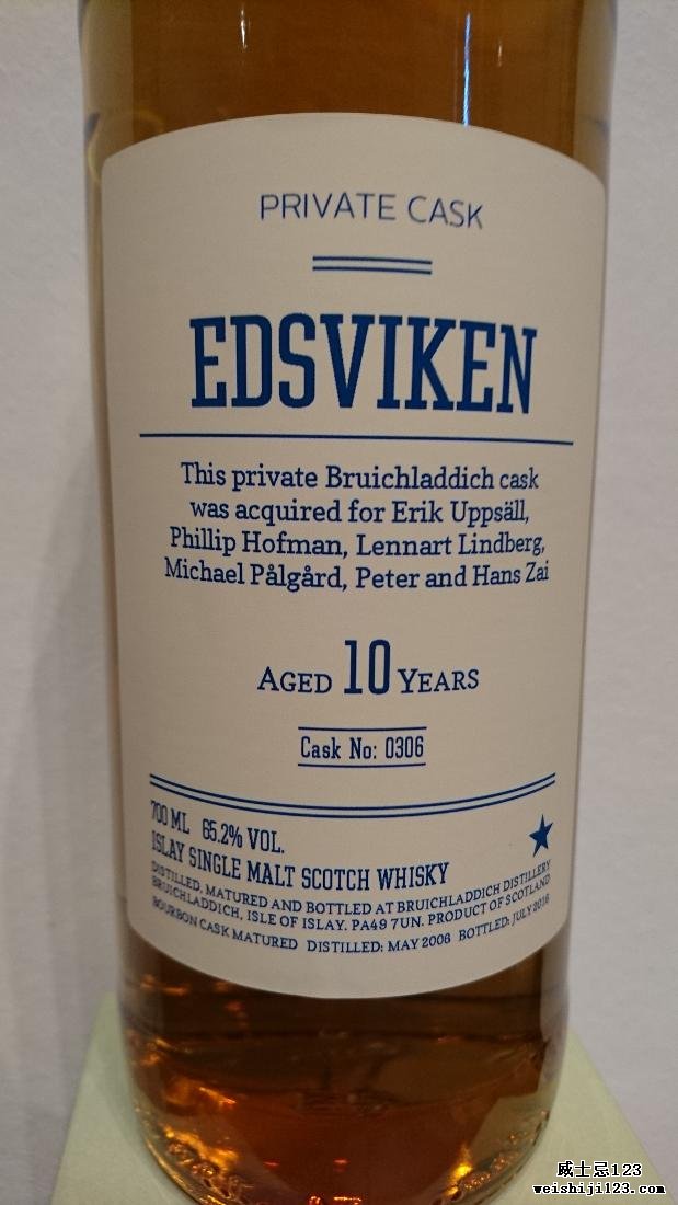 Bruichladdich 2006 - Edsviken