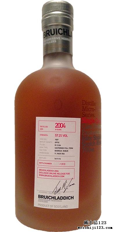 Bruichladdich 2004