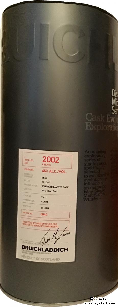 Bruichladdich 2002