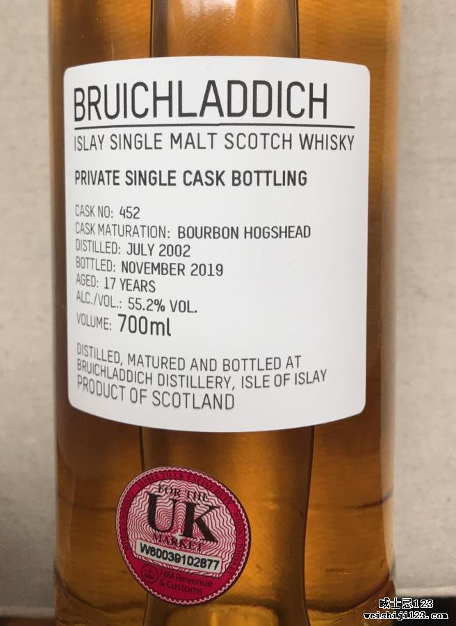 Bruichladdich 2002