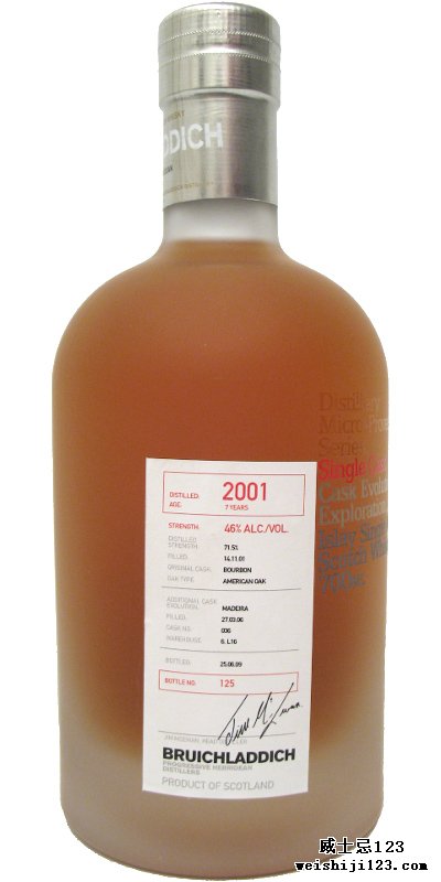 Bruichladdich 2001