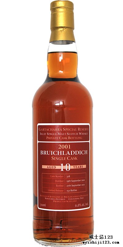 Bruichladdich 2001