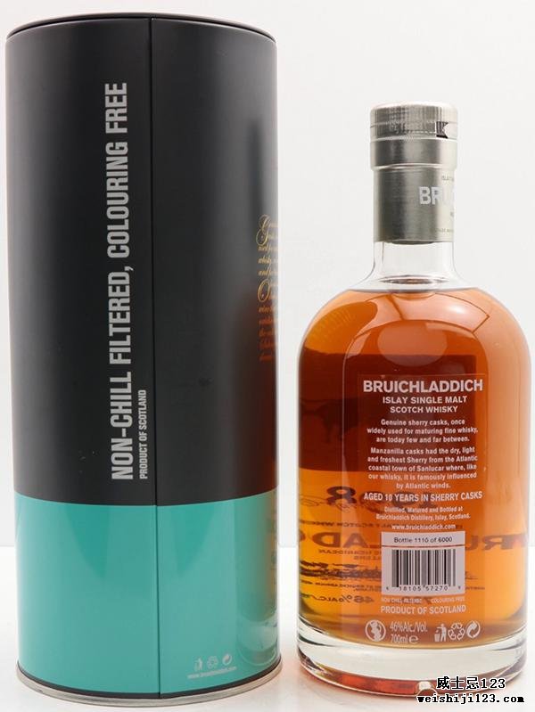 Bruichladdich 1998 Manzanilla