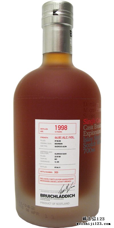 Bruichladdich 1998