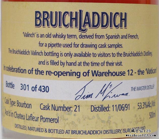 Bruichladdich 1991