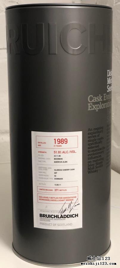 Bruichladdich 1989