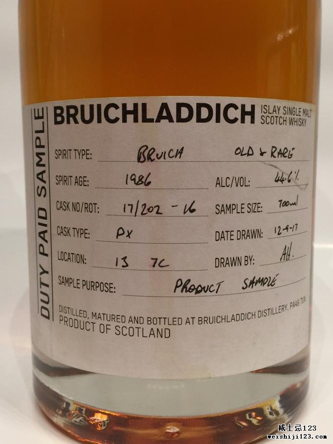 Bruichladdich 1986