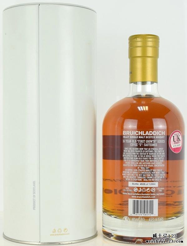 Bruichladdich 16-year-old Cuvee E