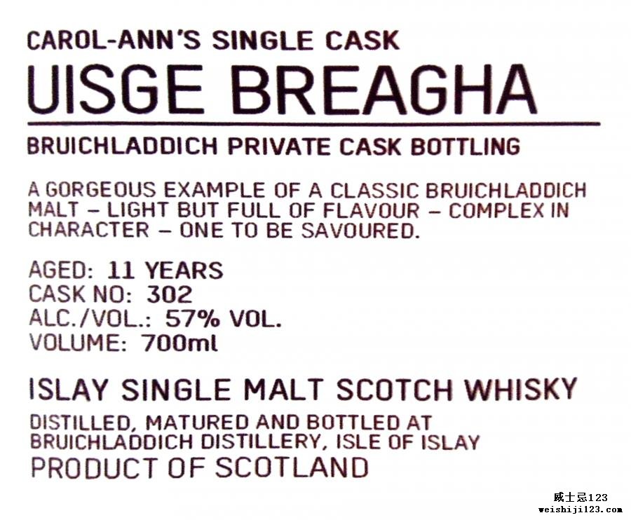 Bruichladdich 11-year-old