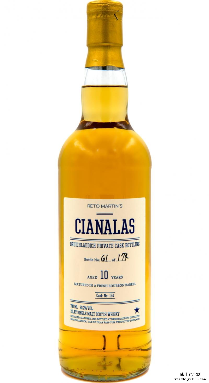 Bruichladdich 10-year-old  Cianalas