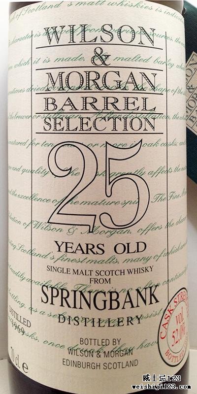 Springbank 1969 WM