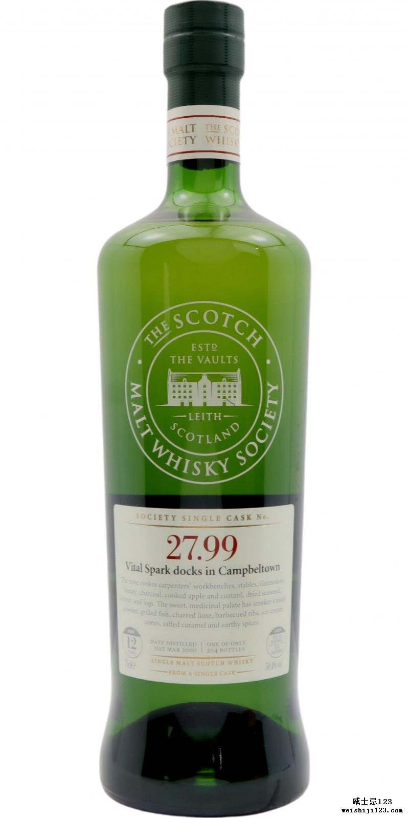 Springbank 2000 SMWS 27.99