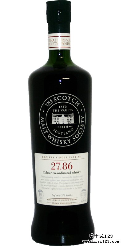 Springbank 2000 SMWS 27.86