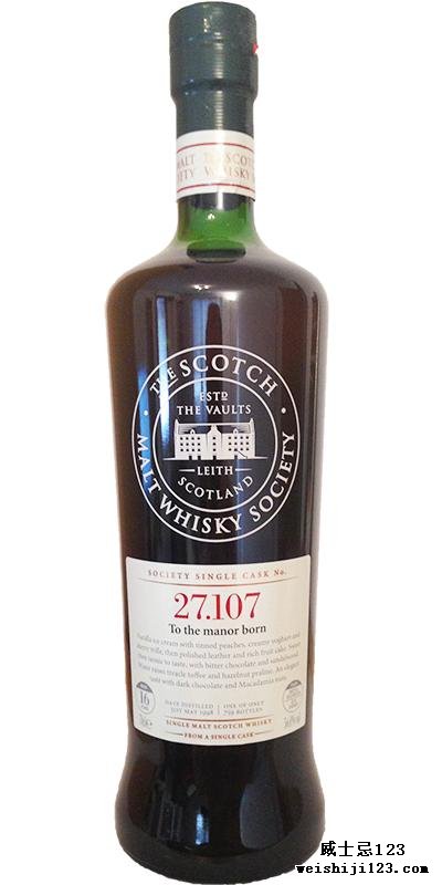 Springbank 1998 SMWS 27.107