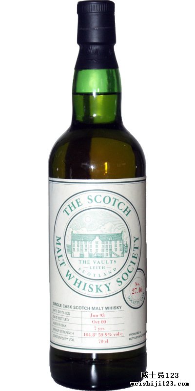 Springbank 1993 SMWS 27.46