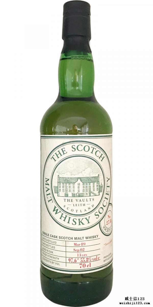 Springbank 1989 SMWS 27.48