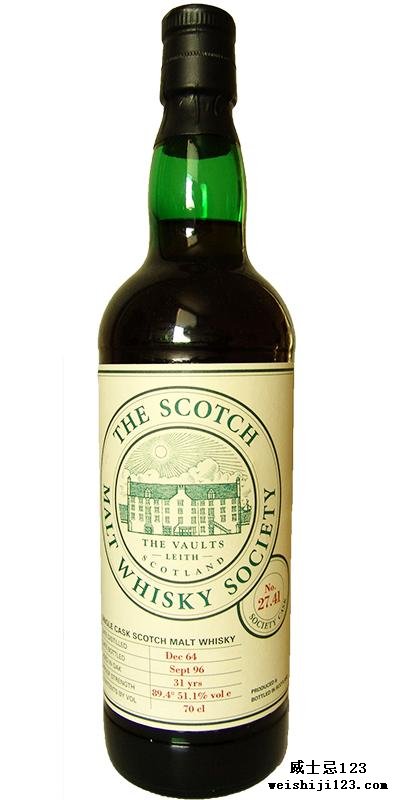 Springbank 1964 SMWS 27.41