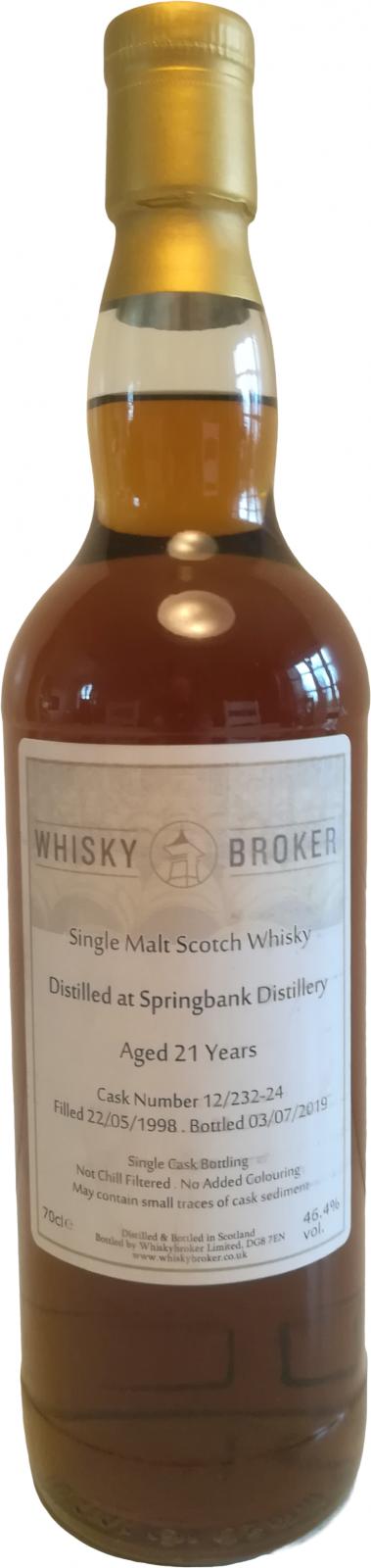 Springbank 1998 WhB