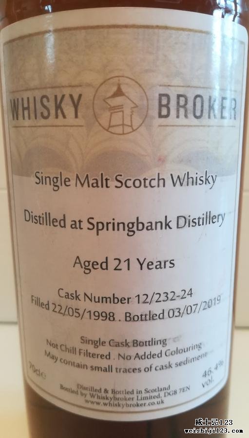 Springbank 1998 WhB