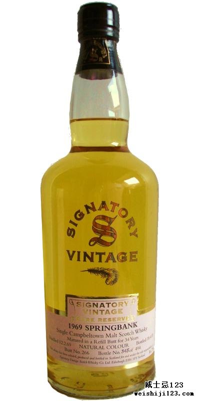 Springbank 1969 SV